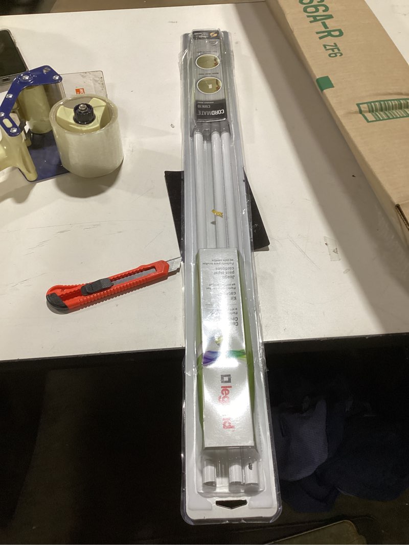 Legrand - Wiremold Kit Cordmate, Organizer and Hider, Cover, Concealer, and Protector for Wall, Sing