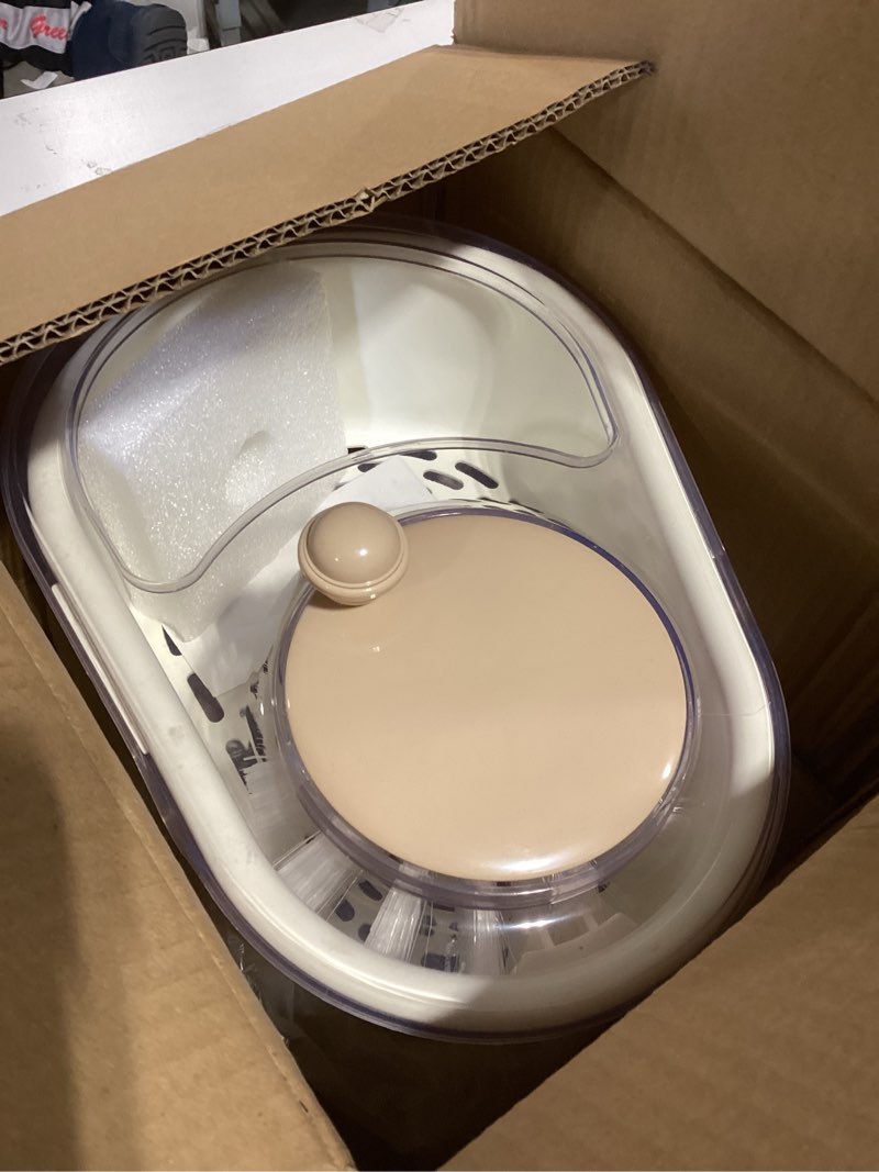 Condition photo showing Good Condition for Fruit and Vegetable Cleaner, Spin Wash Vegetable Cleaner, Vortex Fruit Washer Spinner, Double Layer Produce Cleaner, Quick Drain Fruit Vegetable Washer.