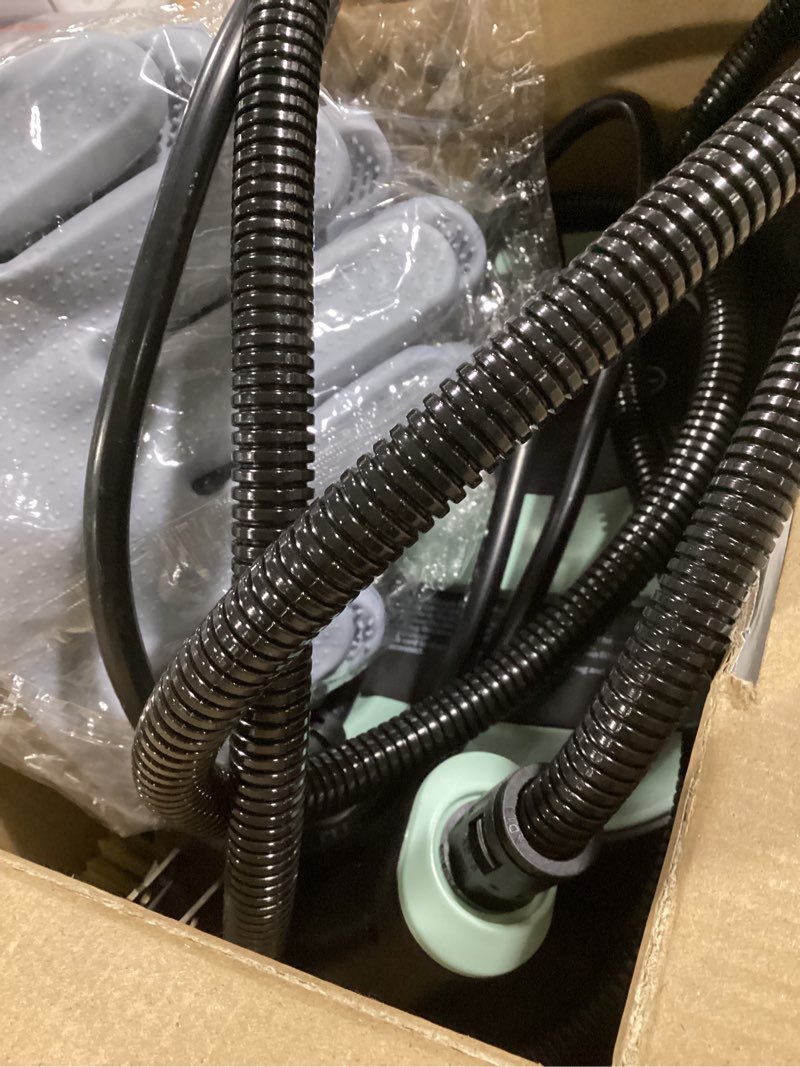 Condition photo showing New/Like New for Steam Cleaner, Portable Steamer for Cleaning with 16pcs Accessories, 6-Level Adjustable, 15s Heat-Up, Handheld Steam Cleaner for Home for Tile, Grease, Dirt, Grout, Car Detailing, Green