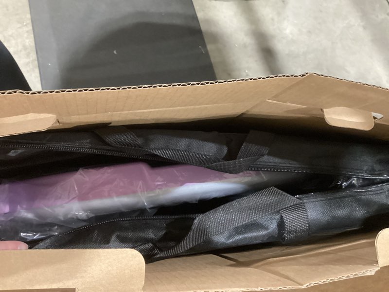 Condition photo showing Good Condition for ring light 22inch kit: ring light tripod for iphone ipad, with 75" tripod/lcd display/2 usb ports overhead phone mount for video recording, zoom meeting,youtube,tiktok (purple) purple 22inch