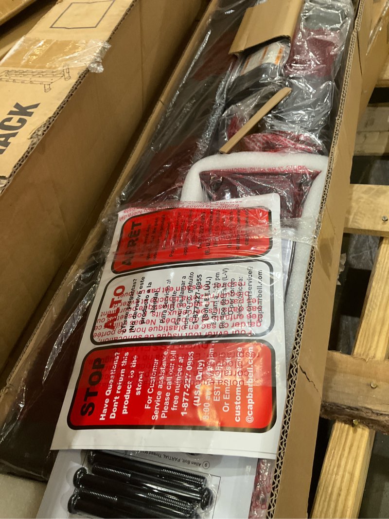 Condition photo showing As Is for cap barbell dumbbell storage rack | various options