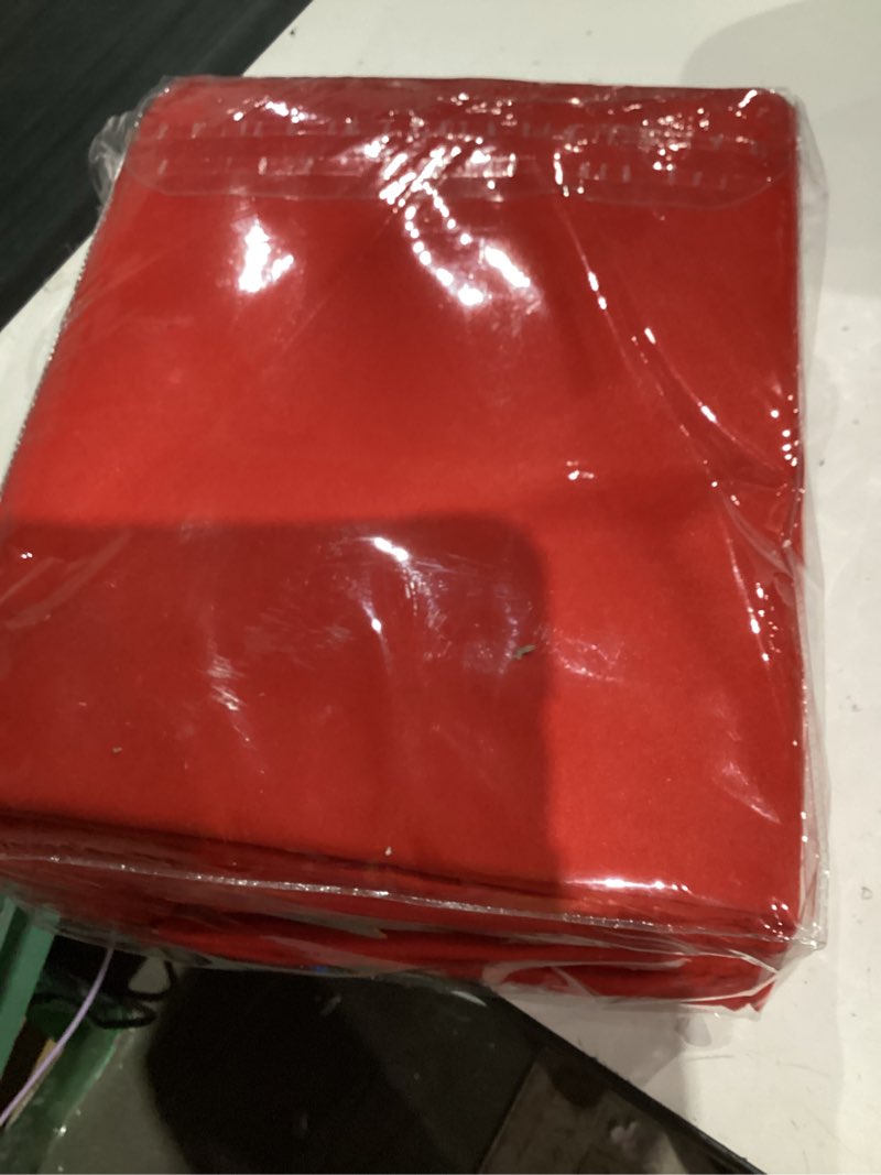 Condition photo showing Good Condition for brillmax 6 pack red tablecloths 60 x 102 inch for 6ft rectangle tables - 150 gsm polyester fabric, 15" standard drop, water, stain & wrinkle resistant cloth cover for wedding banquet dining buffet red 60x102 in, 6 pack