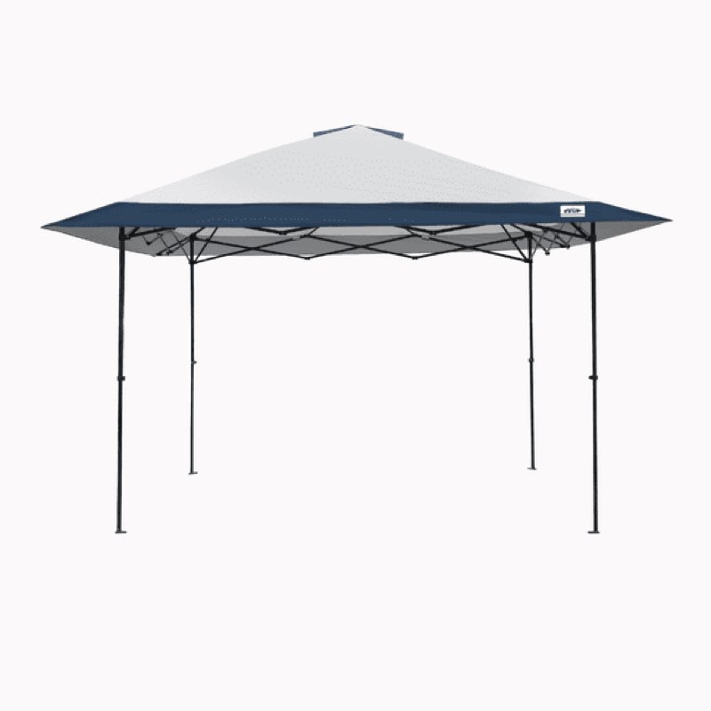 e-z up 13x13 one-up instant canopy tent – pop up outdoor shade tent with vented top, adjustable height & roller bag