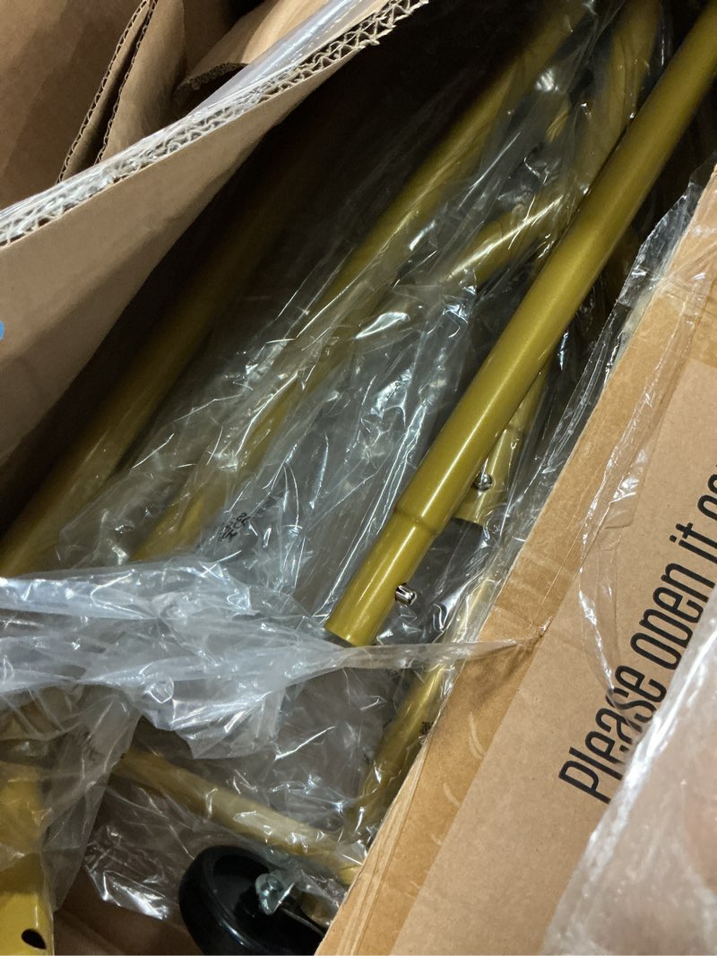 Condition photo showing Good Condition for Heavy Duty Clothes Rack, Rolling Clothing Rack With Shelves Load 620 LBS, Double Rod Clothing Racks for Hanging Clothes, Portable& Adjustable Clothes Rack with Wheels Garment Rack Sliver Large