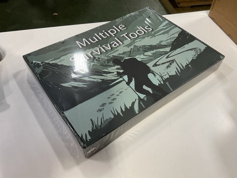 Condition photo showing New/Like New for 2025 Survival Kit Advent Calendar for Men - 24 Days of Premium Outdoor Tools & Emergency Gear,Ultimate Christmas Countdown Gift for Dad, Husband, Teen Boys for Camping, Hiking, Fishing