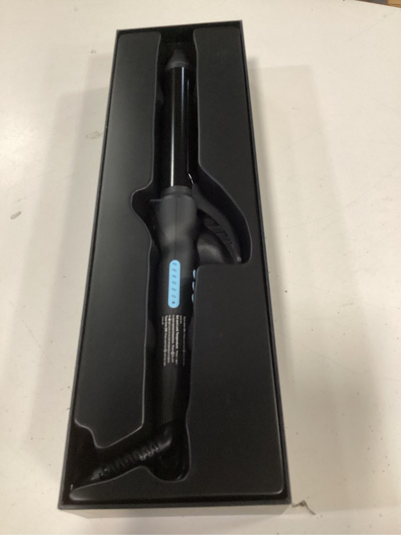 Condition photo showing Good Condition for Bio Ionic Long Barrel Curling Iron with Moisture Heat Technology & NanoIonic MX Versatile Curling Wand - Multiple Barrel Sizes for Tight, Classic, Loose & Soft Curls 1.25 Inch (Loose Curls) Black