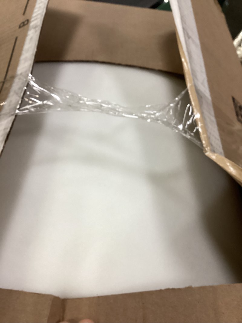 Condition photo showing As Is for LE SURE Cute Dog Bed Medium Size Dog, Orthopedic Waterproof Medium Pet Beds with Sides, High Back Non-Slip Bottom and Egg-Crate Foam Pet Couch Sofa with Washable Removable Cover, Blue 28.0"L x 23.0"W x 6.5"Th Blue