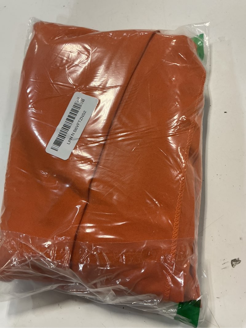 Condition photo showing Good Condition for ak trading co. 60 x 102-inch rectangular polyester tablecloth - made in usa - wrinkle-resistant, flame retardant, durable party table cover, banquet tablecloth, wedding table cover - orange