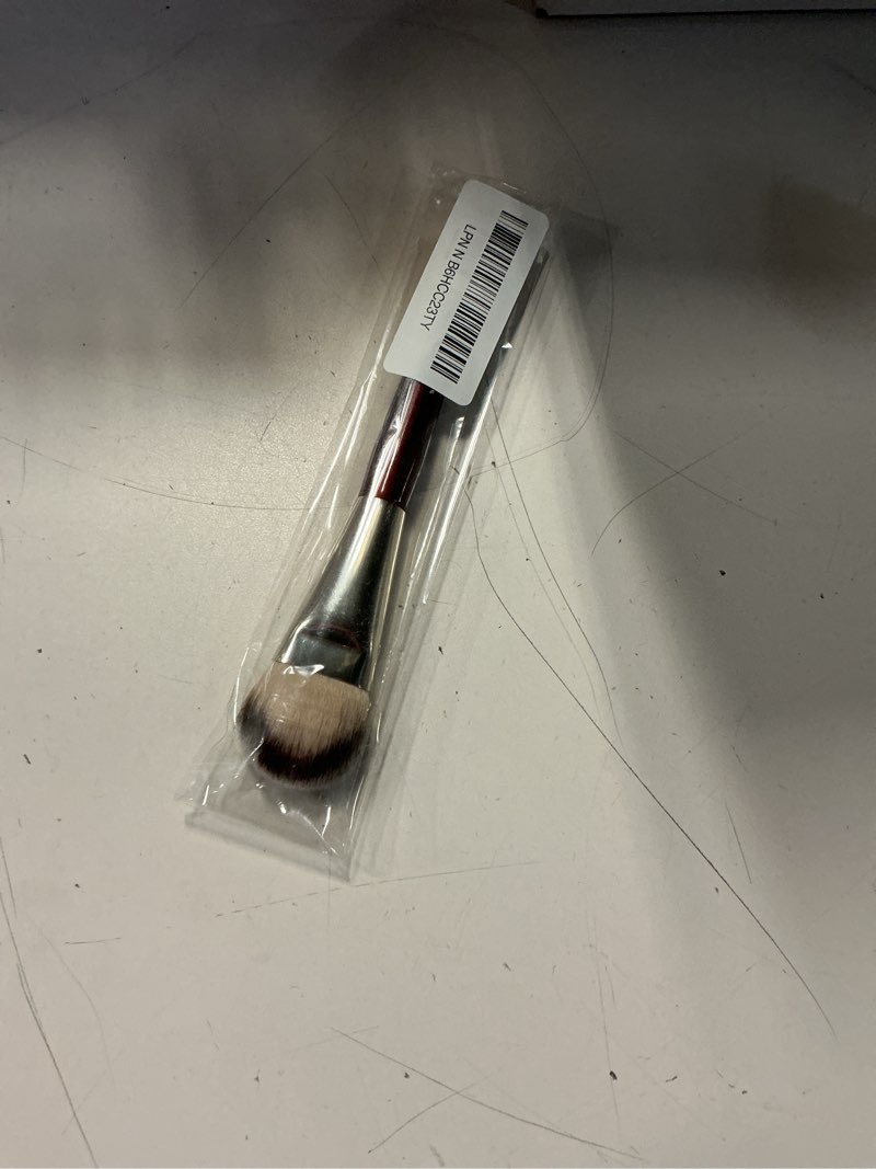 Condition photo showing New/Like New for bk beauty brushes - 109 mini contoured foundation - face brush for liquid or cream foundations - bronzer, blush & highlighter makeup brush
