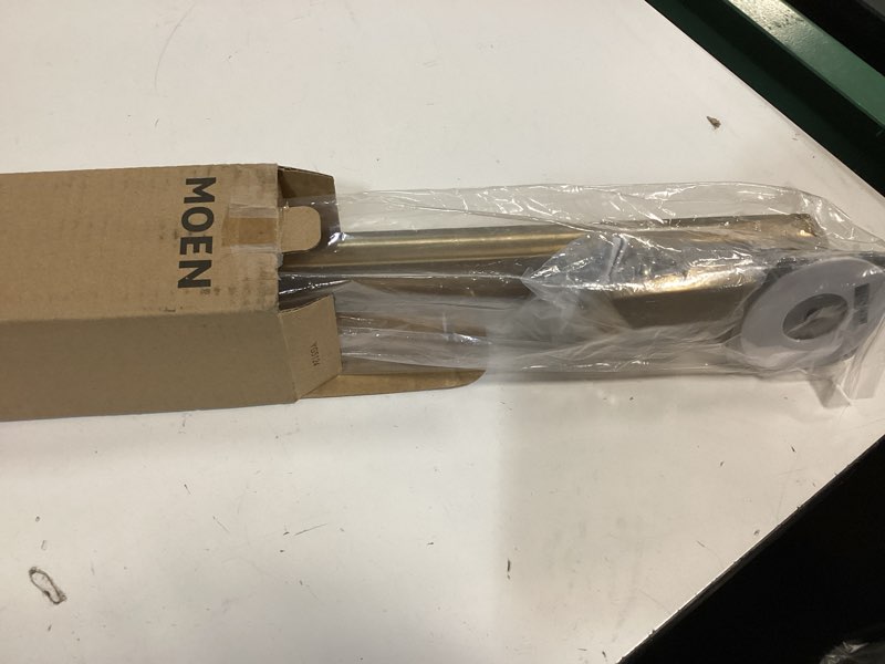 Condition photo showing New/Like New for Moen YG5124BG Bathroom Safety 24-Inch Stainless Steel Transitional Bathroom Grab Bar, Brushed Gold