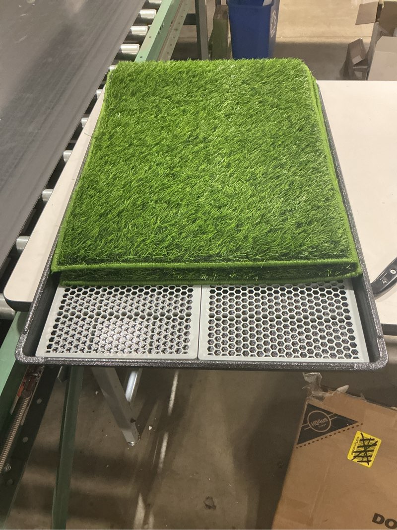 Condition photo showing Good Condition for pet adobe artificial grass potty trainer mat for dogs