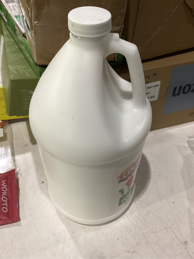 Condition photo showing New/Like New for colorations paraben-free tempera paint for kids - 1 gallon, vibrant, bright white. non-toxic and made in the usa, classroom must haves, bulk arts and crafts supplies paraben-free formula white
