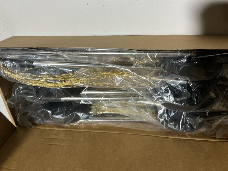 Condition photo showing Good Condition for Solar Garden Firework Lights Outdoor Waterproof, 6 Pack Solar Powered Art Stake Twinkle Lighting for Outside Decor, 120 LED Sparklers String Lights for Yard Pathway Decorations(White) White 6 PACK 120 LEDS