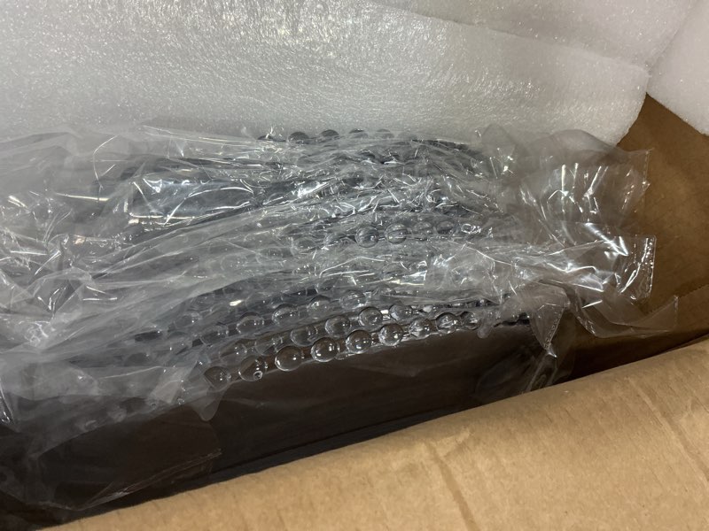 Condition photo showing New/Like New for 24 pack clear charger plates 13 inch clear plastic charger plates with beaded rim acrylic round dinner plates for home kitchen catering wedding table event party dinner tabletop decoration (clear) 24 pack clear beaded