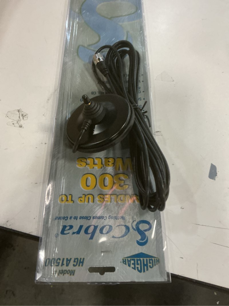 Condition photo showing As Is for (Incomplete). Cobra HGA 1500 Hga1500 36 Inch Magnetic Mount CB Antenna Heavy Duty Magnet, for use In Cars, SUVs Recreational Vehicles 300 Watt Power Handling Capability 42\"