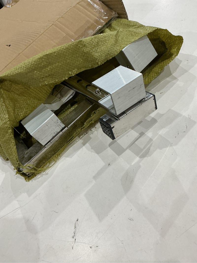 Condition photo showing Good Condition for sinmeirun ladder stabilizer for roof and gutter, heavy duty stainless steel stand-off with adjustable extendable arms, triangular support for painting, cleaning & wall protection, universal fit