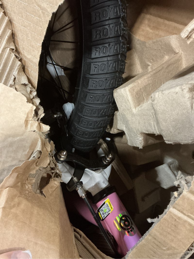 Condition photo showing Good Condition for royalbaby kids bike freestyle classic 12 14 16 18 inch children bicycle for ages 3-10 years toddler to big kids pink 18 inch classic