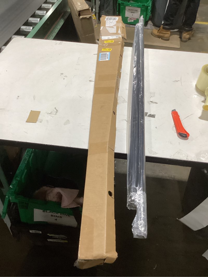 Condition photo showing New/Like New for Ivilon Window Curtain Rod End Cap - 1 inch Pole. 120 to 240 Inch. Black 120 to 240 in.
