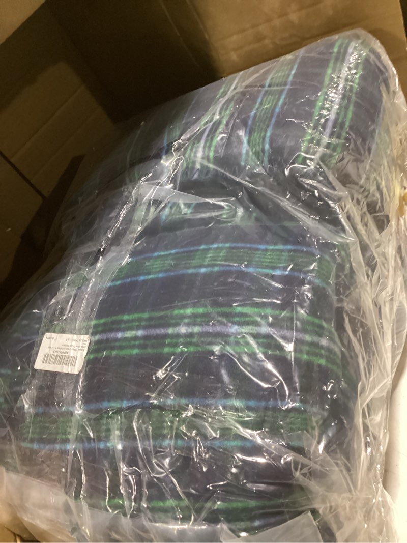 Condition photo showing Good Condition for buryeah 15 pcs winter buffalo plaid throw blankets bulk 60 x 50 inch tartan plaid checkered warm throw blankets decor for christmas winter couch sofa chair bed office home(style f,black and white) black and white style f