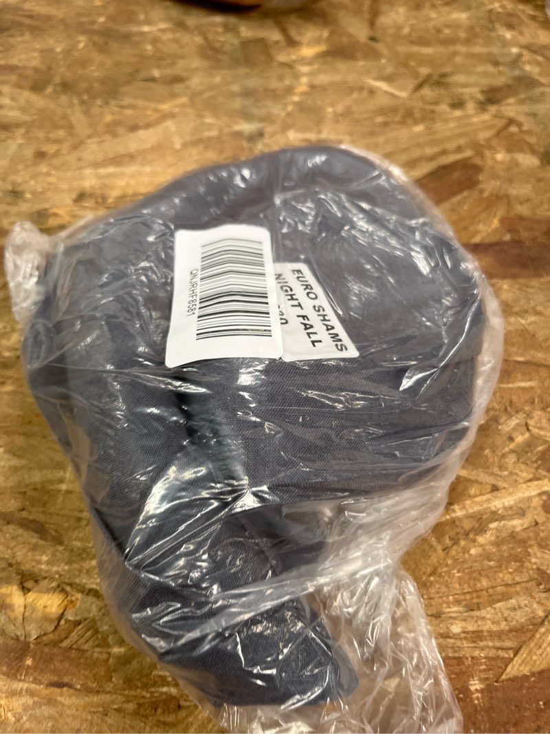 Condition photo showing Good Condition for european linen euro sham, euro, nightfall