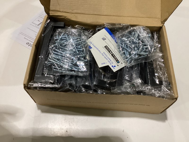 Condition photo showing As Is for ravinte 30 pack 5 inch kitchen square cabinet handles matte black pulls drawer hardware for cabinets cupboard matte black 30
