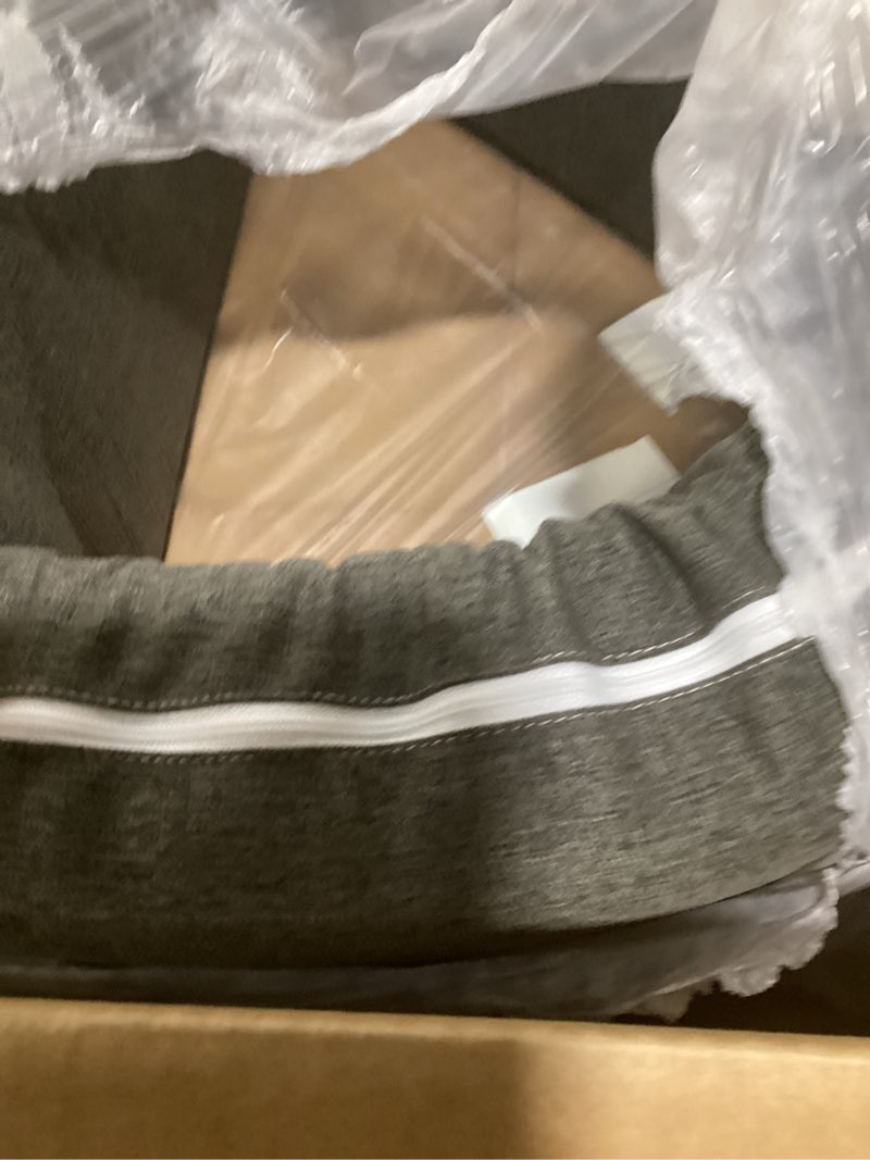 Condition photo showing As Is for Deepshark Bed Gap Filler for King Mattress, High-Density 45D Sponge, Removable and Washable Cover, Mattress Extender Filler for Headboard Gap, Bed Space Crack, Wall(78"×4"×10", King) Grey 78"×4"×10"