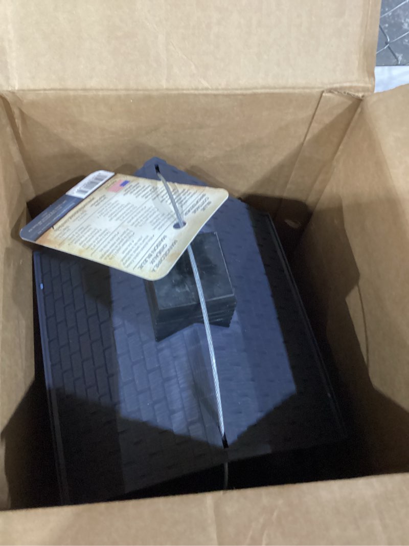 Condition photo showing Good Condition for North States Village Collection Blue Cottage Bird Feeder  5 lb. Capacity