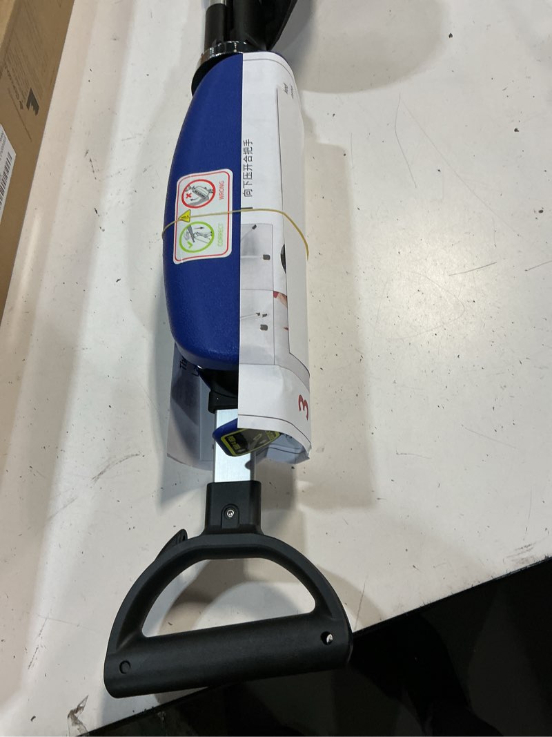 Condition photo showing Good Condition for step2gold ta-da chair series 2- portable walking stick, cane with seat, foldable chair, hiking stick, for camping, hiking, lightweight aluminum, easy carry, anti-slip m (34.2") blue