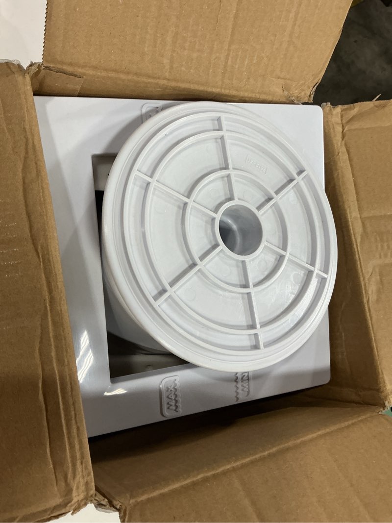 Condition photo showing As Is for u.s. pool supply standard thru-wall above ground pool skimmer kit - abs construction, complete universal set, return fitting, vacuum plate, leaf basket - replacement compatible with sp1091lx skimmer 8-3/8” x 8-1/8”