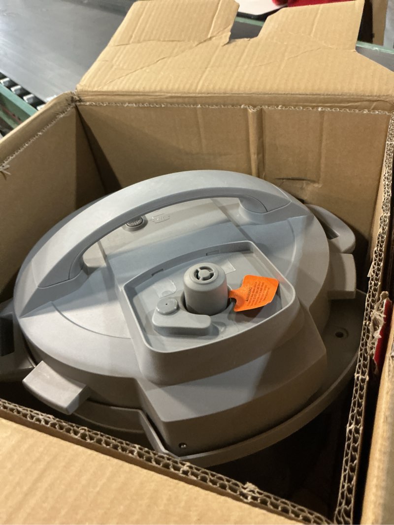 Condition photo showing As Is for Instant Pot, 6-Quart Whisper Quiet 9-in-1 Electric Pressure Cooker, Slow Rice Steamer, Sauté, Yogurt Maker, Warmer & Sterilizer, Free App with 800+ Recipes, Stainless Steel 6 Quarts