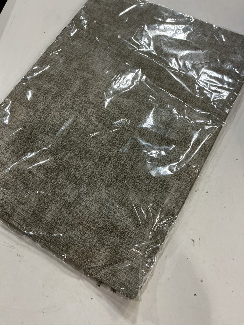 Condition photo showing New/Like New for homing faux leather heat resistant placemats 4 packs, waterproof wipeable dining pu place mats for indoor & outdoor, easy to clean, light grey 11.8" x 17", rectangular 4pcs light grey