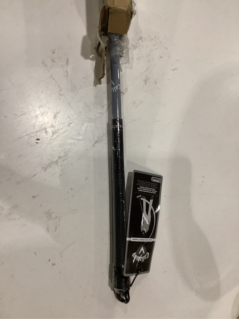 Condition photo showing As Is for callaway golf click-stick swing trainer - golf swing release training aid - increase speed, weighted head, develop lag, perfect warm-up, audible feedback, proper swing mechanics