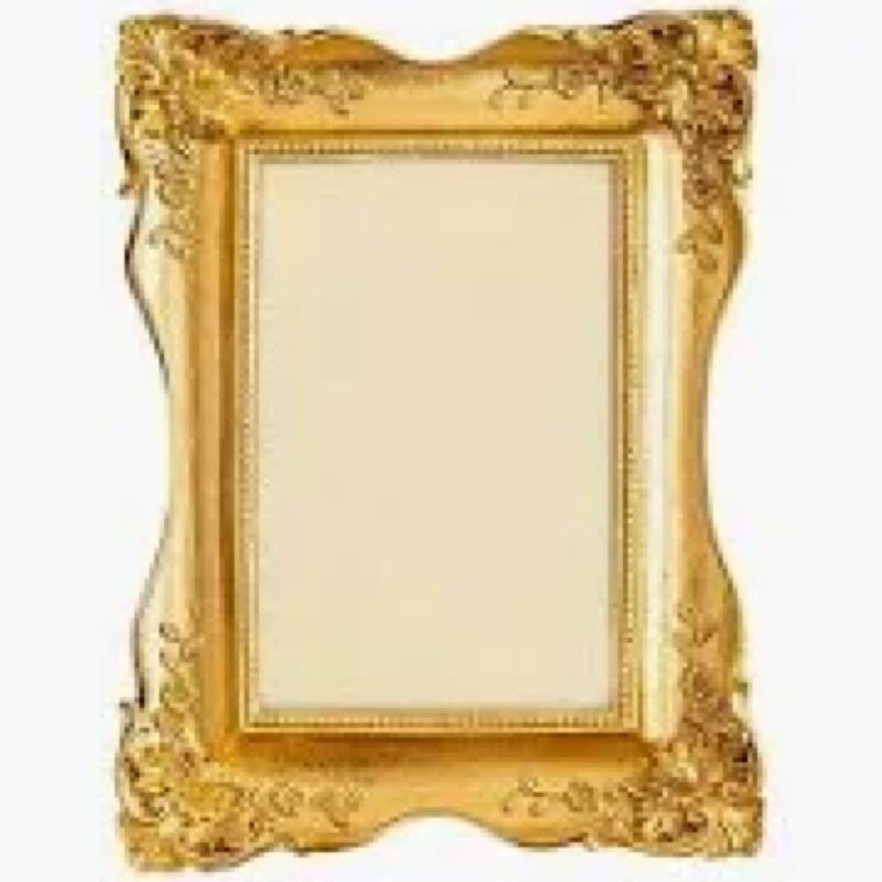 BESPORTBLE Marco de fotos vintage. de resina dorado ornamentado con textura rectangular marco de fotos...