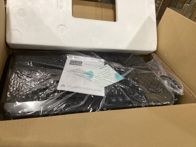 Condition photo showing New/Like New for AXV Vibration Plate Fitness Platform Exercise Machine Vibrating Shaking Full Body Shaker Workout Vibrate Stand Shake Board Sport Gym for Weight Loss Fat Burner for Women Men