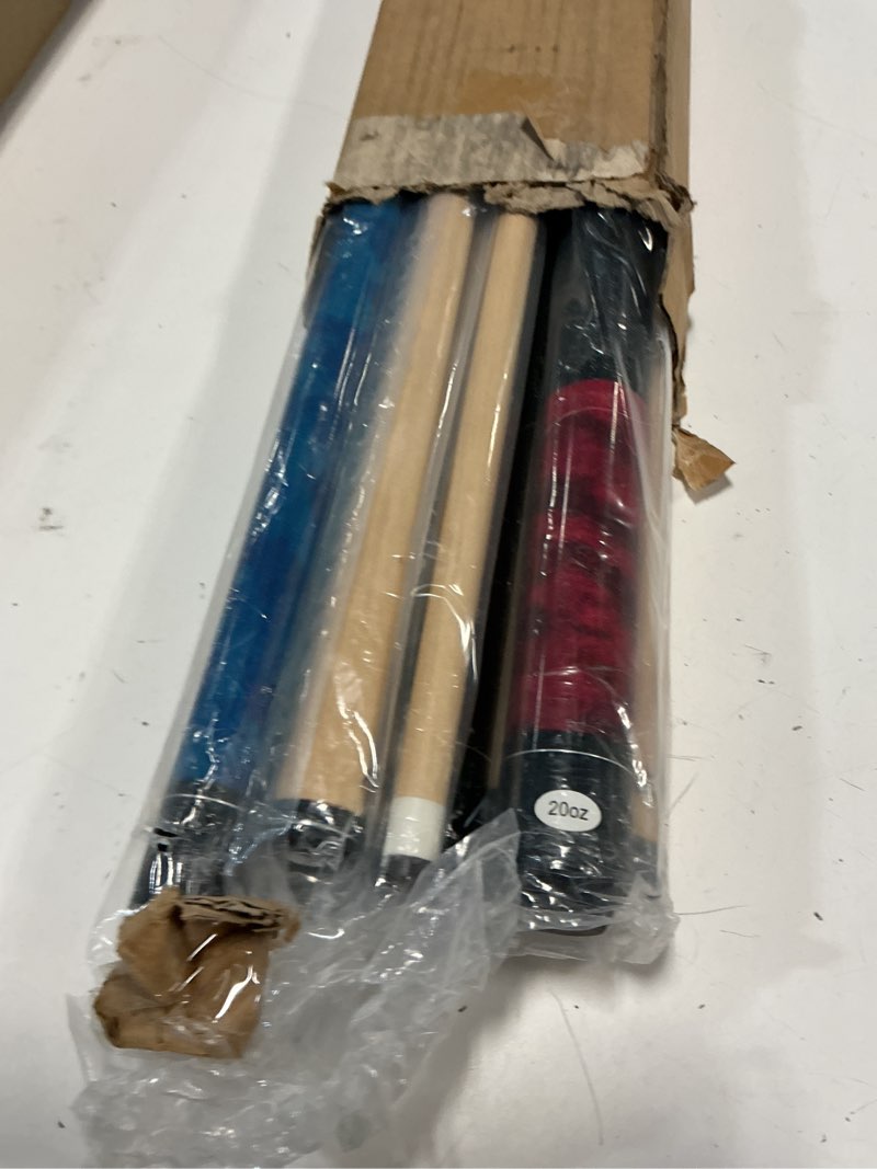 Condition photo showing New/Like New for aklot pool cue sticks, 58"/42" canadian maple professional billiard sticks, taco de billar super straightened up 2-piece queue for home, pool cues set of 4/5/1, 14oz?18~21oz multiple colors 18-21oz translucent wood finish 4 set
