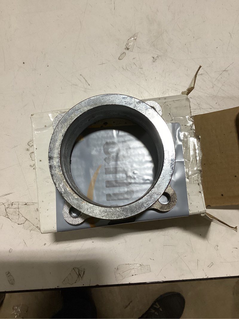 Condition photo showing Good Condition for applianpar 3" 4 bolt exhaust turbo flange to 3" inch for adaptor gt30 gt35 t3 v band flange adaptor exhaust downpipe flange adaptor