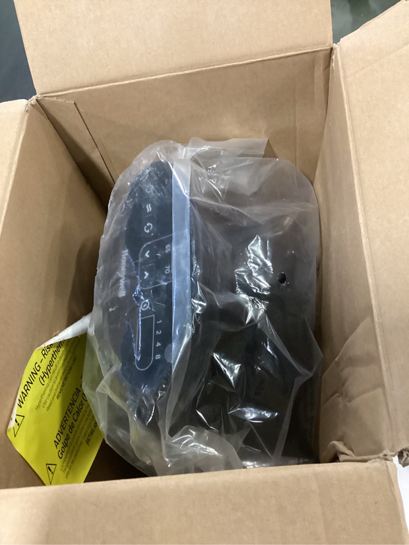 Condition photo showing New/Like New for Honeywell Slim Ceramic Tower Heater, Large Room, Black – Easy to Use – Slim Space Heater with Two Heat Settings Large Room Heater