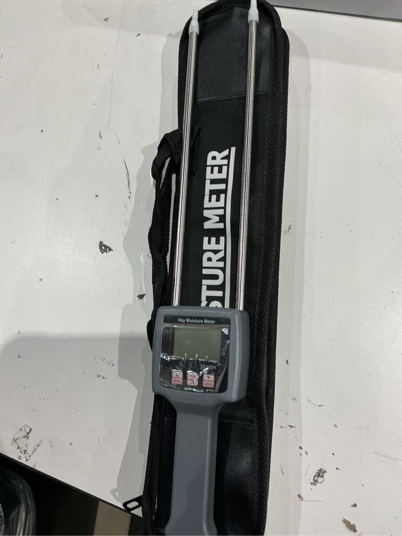 Condition photo showing As Is for tk100h portable hay moisture meter - precise hay moisture tester with probe for monitoring and ensuring optimal hay quality, preventing mold and spoilage