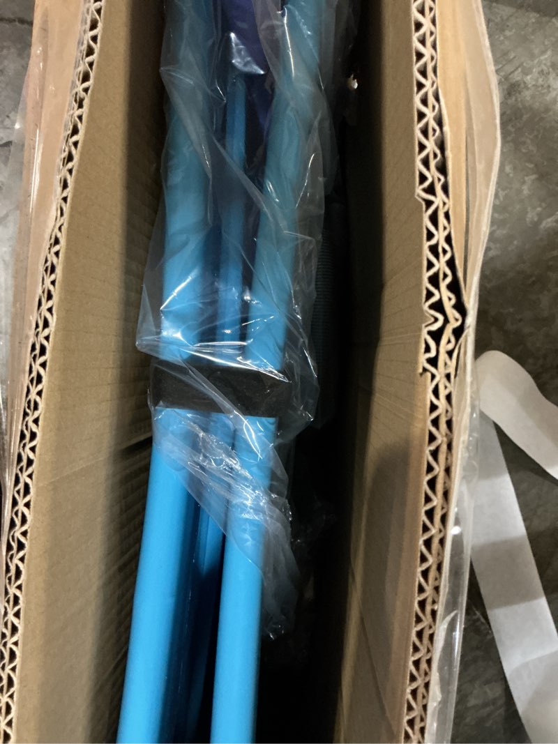 Condition photo showing As Is for W WEYLAN TEC Large Foldable Bath Tub Bathtub for Toddler Children Twins Petite Adult Blue Large (Pack of 1) Blue no lid