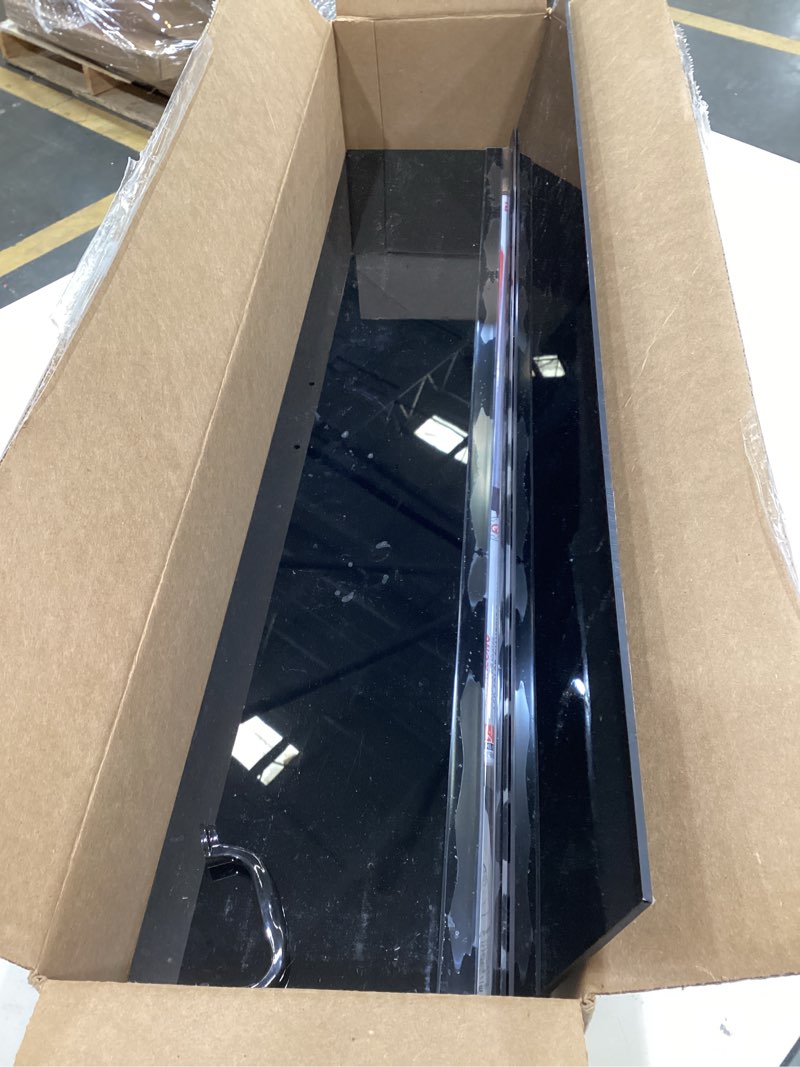 Condition photo showing As Is for Sieral Aquarium Lids Polycarbonate Canopy 29 x 11.38 x 0.12 Inch for 20/29/37 Gallon Without Center Brace Aquariums Cover Fish Tank Lid with a Hook Knife, Black Black 30x12in