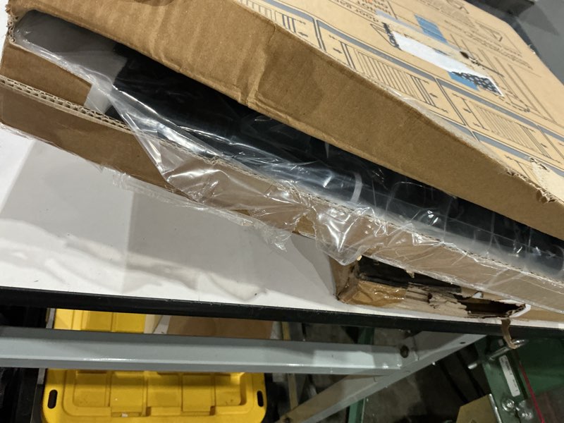 Condition photo showing Good Condition for cumbor 29.7-48" baby gate for stairs, mom's choice awards winner-dog gate for doorways, auto close safety pet gate for dogs indoor, easy install pressure mounted child gate with walk thru door, black black 29.7-48"w x 30.5"h