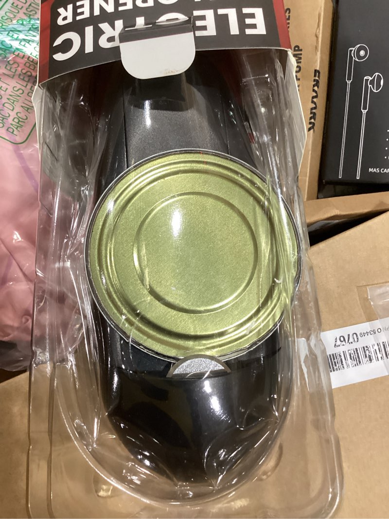 Condition photo showing Good Condition for one touch electric can opener fits all can sizes, kitchen gadgets battery operated can openers for seniors, arthritis and chef
