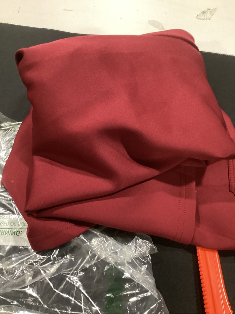 Condition photo showing Good Condition for ymduch women's elegant sleeveless off shoulder bodycon long formal party evening dress winered x-large