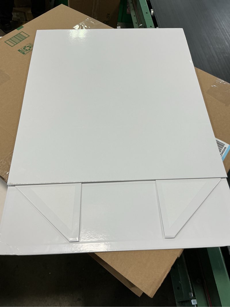 Condition photo showing Good Condition for Extra Large White Collapsible Gift Box - 19x16x6 Inches, Rectangle Groomsman Proposal Box with Lid Magnetic Closure for Wedding Dress 1 count (Pack of 1) White