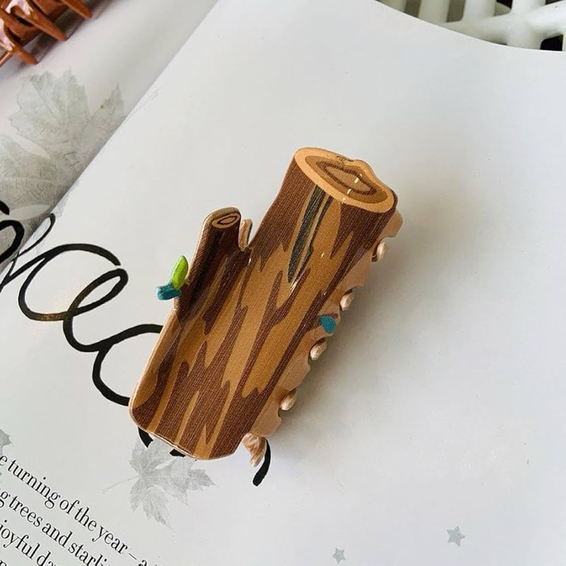 Fall Hair Clips Autumn Thanksgiving Hair Clips Maple Leaf Squirrel Palm Design Hair Clip - Yellow Orange Hair Claws - Hair Accessories for Women Girls Thanksgiving Gift (Style 1-maple leaf)