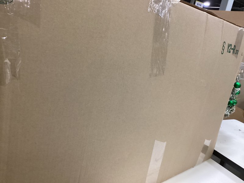 Condition photo showing As Is for 28 x 28 x 28 Inch Desktop Soundproof Cover Portable Vocal Recording Booth Vocal Absorbing Shield Microphone Isolation Booth Cube for Music Studio Podcasts Decreasing Noise Home, Grey 28 x 28 x 28 Inch Grey