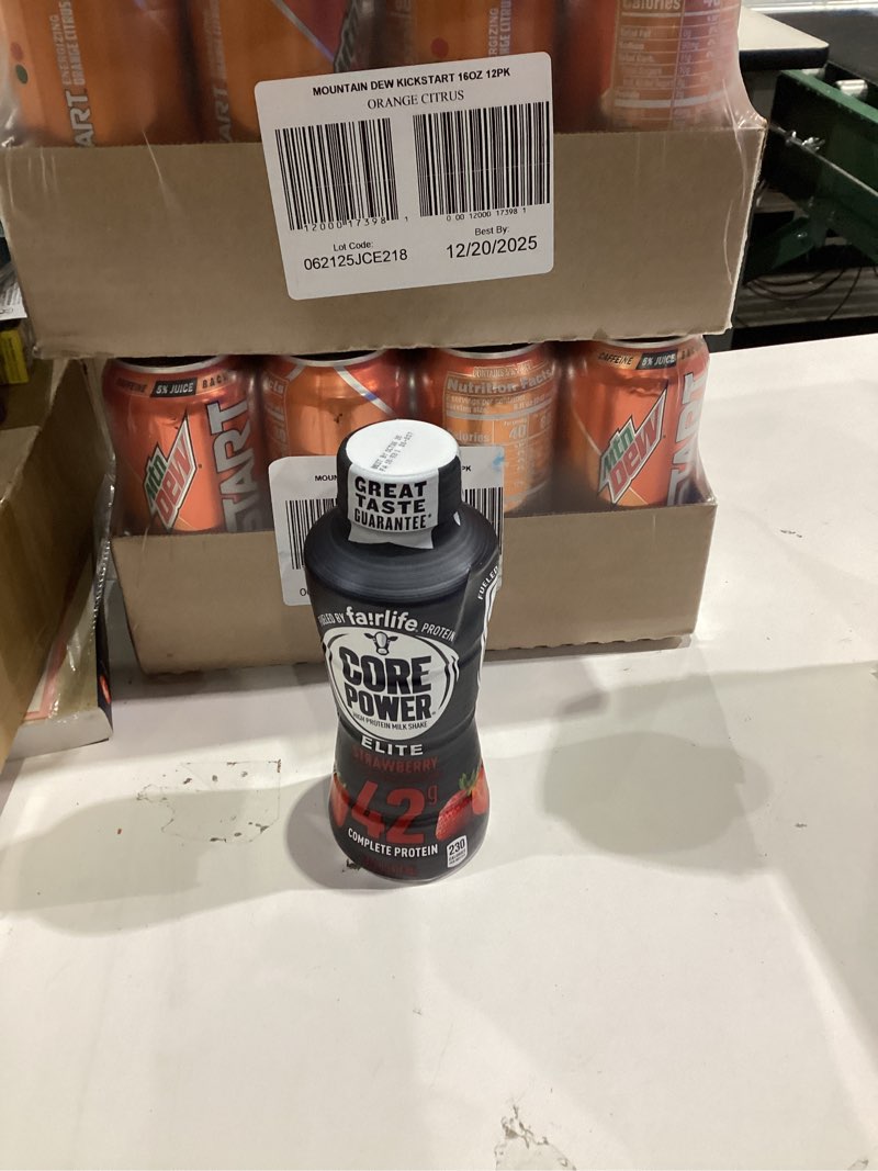 Condition photo showing New/Like New for Core Power Elite High Protein Shake, Strawberry, 42g Bottle, 14oz Strawberry 14 Fl Oz (Pack of 1)