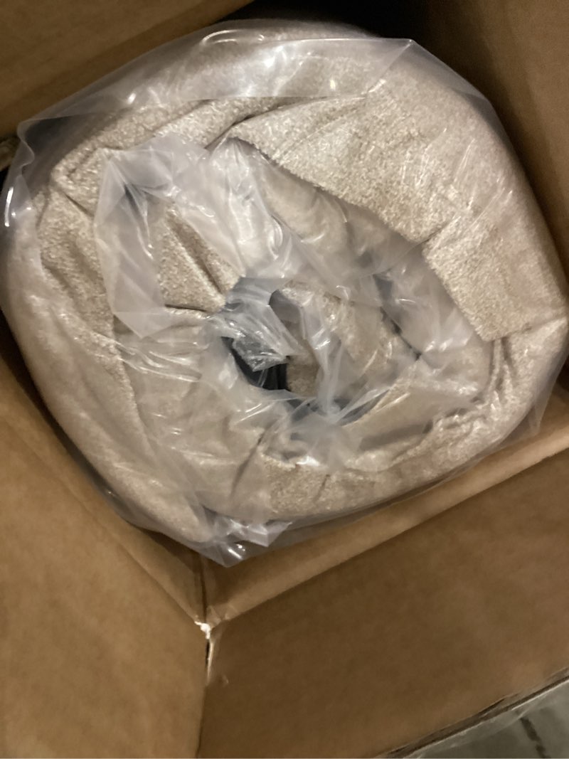 Condition photo showing Good Condition for Nestl Upholstered Twin Headboard - Easy Assemble Channel Stitched Headboard Twin Size - Wall Mounted Headboards with 3D Soundproof Wall Panels Peel & Stick Floating Headboards, Beige Beige Twin