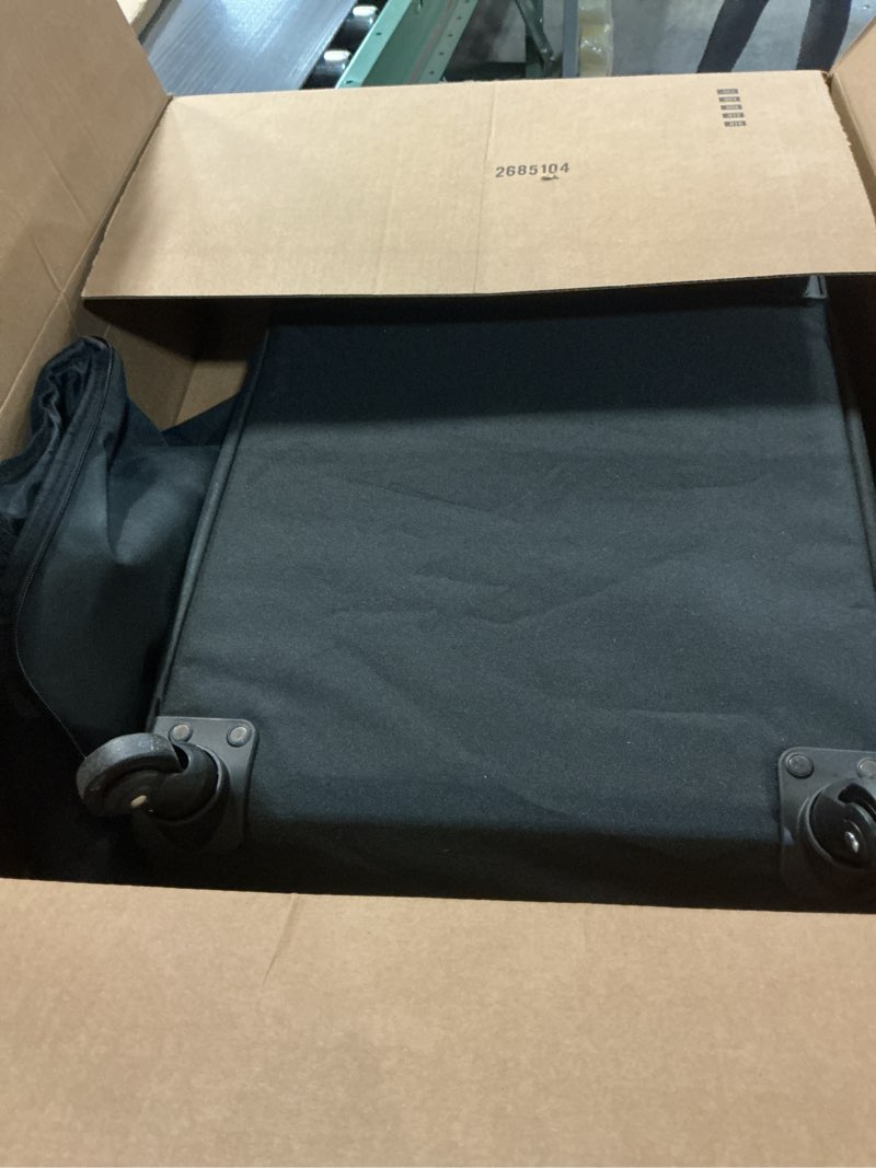 Condition photo showing As Is for J.L. Childress Spinner Wheelie Padded Car Seat Bag- Travel Bag for Airplane, Fits Most Baby & Infant Car Seats, Boosters, & Carriers, Airport Accessories for Gate Check or Baggage Check- Deluxe, Black