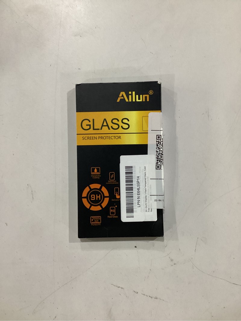 Condition photo showing New/Like New for ailun screen protector for iphone 17e / iphone 16e / iphone 14 / iphone 13 / iphone 13 pro [6.1 inch] display 3 pack tempered glass, case friendly [not for iphone 16 6.1 inch] iphone 17e/16e/14/13/13 pro
